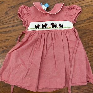 Avanti Smocked Scottie Dress